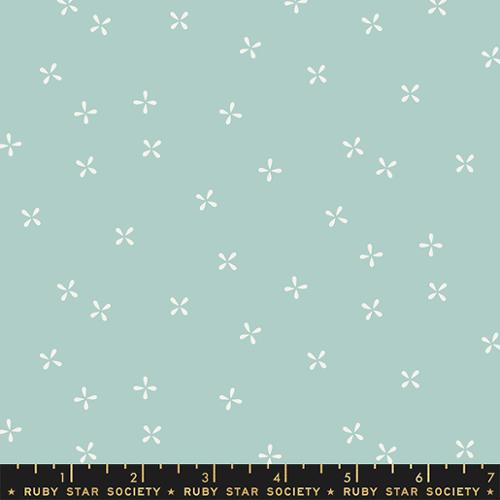 Moda Ruby Star Society Tomato Tomahto Toss Blend Aqua FAT QUARTER