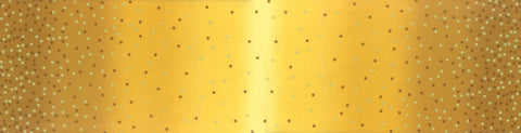 Moda Ombre Confetti Metallic Mustard