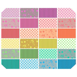 {New Arrival} Tula Pink Everglow & Neon True Colours Fat Quarter 32pcs Manufacturer Cut