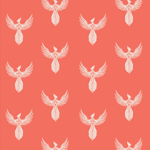 Art Gallery Fabrics Onward & Upward Rise Up Salmon FAT QUARTER