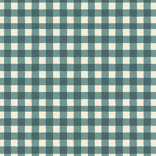 {New Arrival} Art Gallery Fabrics Storyteller Plaids Small Plaid of my Dreams Spruce