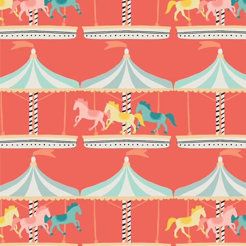 {New Arrival} Art Gallery Fabrics Petite Circus Carousel Joy