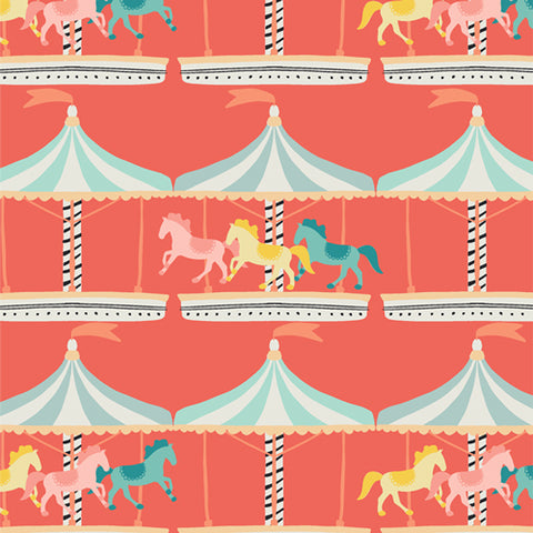 {New Arrival} Art Gallery Fabrics Petite Circus Carousel Joy