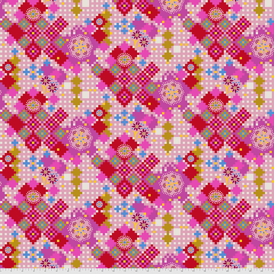FreeSpirit Anna Maria Horner Love Always Postage Due - Candy