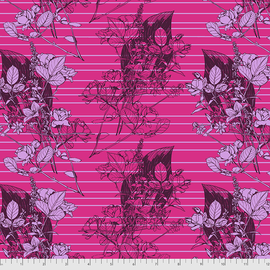 FreeSpirit Anna Maria Horner Made My Day Rough Draft - Fuchsia