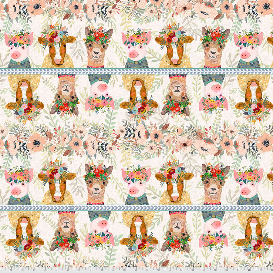 FreeSpirit Mia Charro Farm Friends Farm Arrangement - Ivory 60cm increments