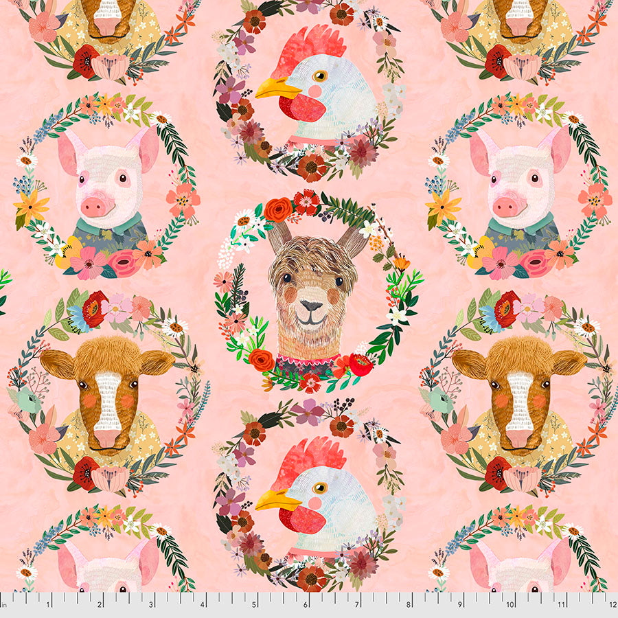 FreeSpirit Mia Charro Farm Friends Farm Badges - Peach