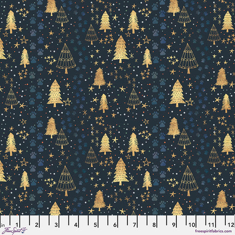 FreeSpirit Mia Charro Christmas Squad Follow the Tracks - Navy