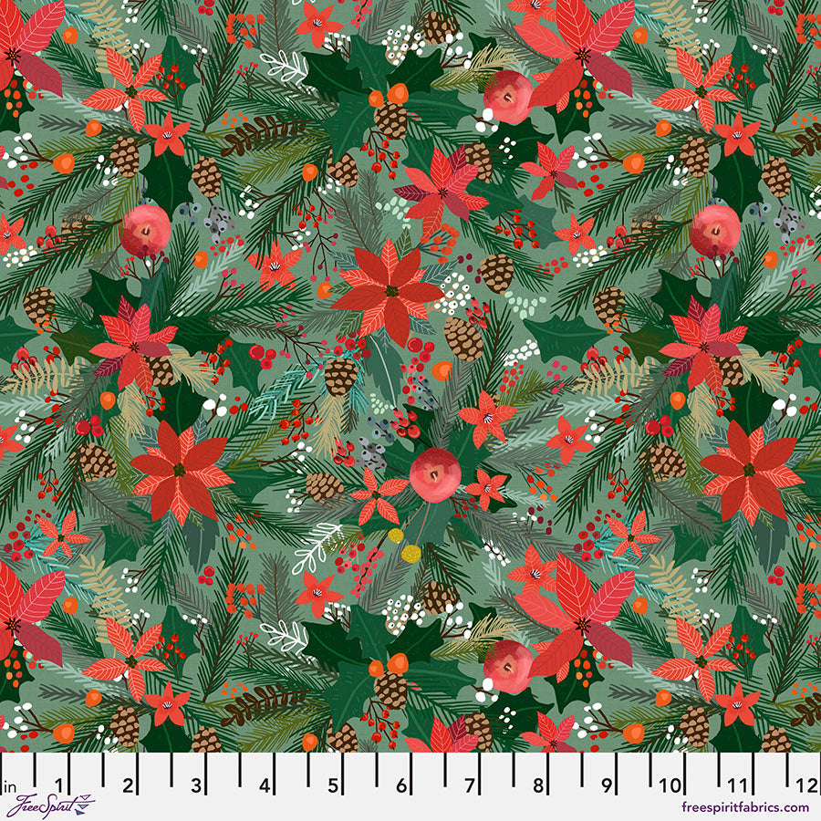 FreeSpirit Mia Charro Christmas Squad Pine Smell- Green