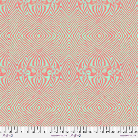 {New Arrival} Tula Pink Moon Garden Lazy Stripe - Lunar