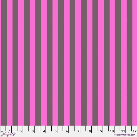 {New Arrival} Tula Pink Neon True Colours Neon Tent Stripe - Mystic