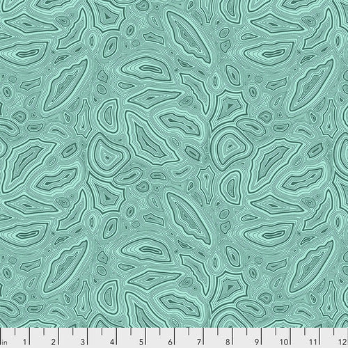 {New Arrival} Tula Pink True Colours Mineral - Aquamarine