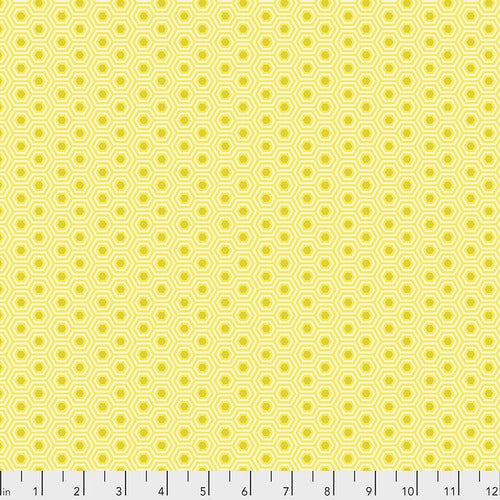 {New Arrival} Tula Pink True Colours Hexy Sunshine