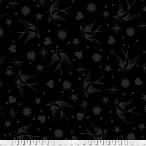 {New Arrival} Tula Pink Linework Fairy Flakes - Ink