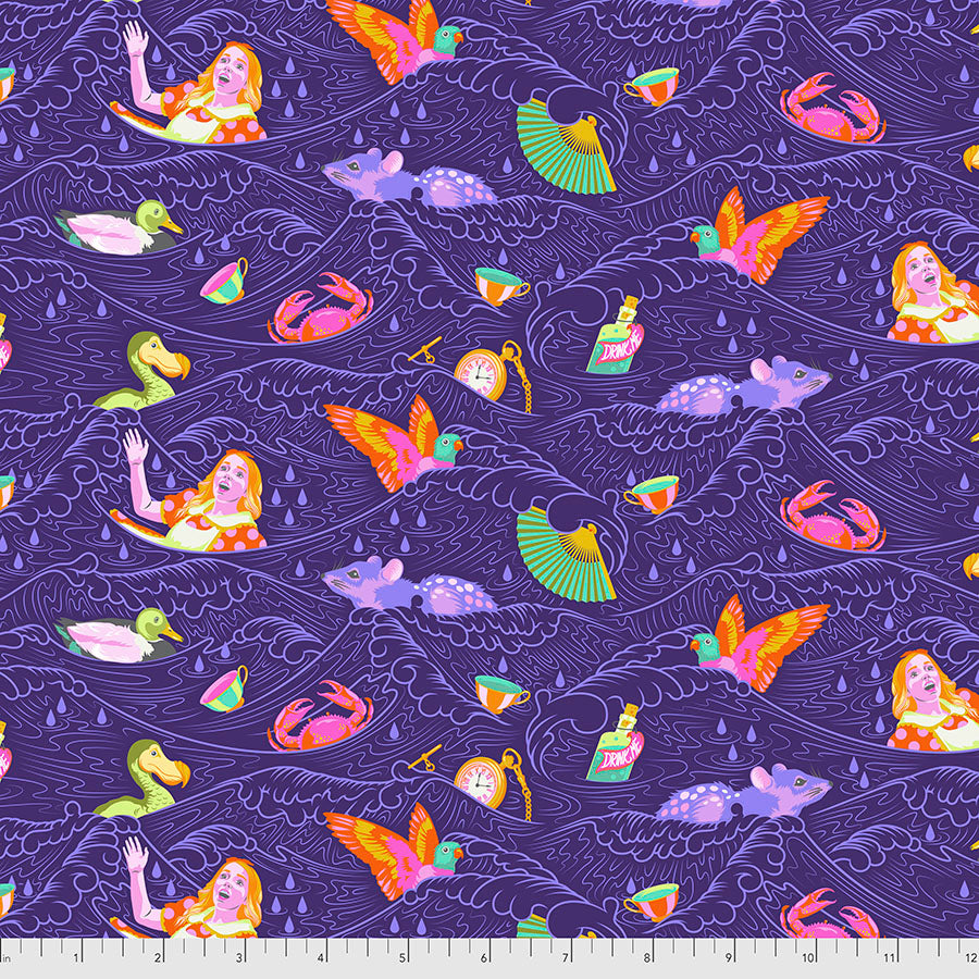 Tula Pink Curiouser & Curiouser Sea of Tears - Daydream