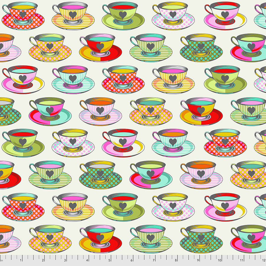 {New Arrival} Tula Pink Curiouser & Curiouser Tea Time - Sugar