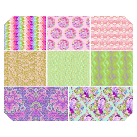 {New Arrival} Tula Pink Parisville Deja Vu One Metre Bundle 8pcs Full bundle