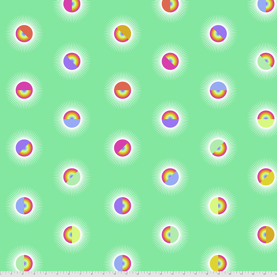{New Arrival} Tula Pink Daydreamer Backing Fabric - Saturdaze - Lagoon