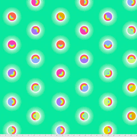 {New Arrival} Tula Pink Daydreamer Backing Fabric - Saturdaze - Lagoon