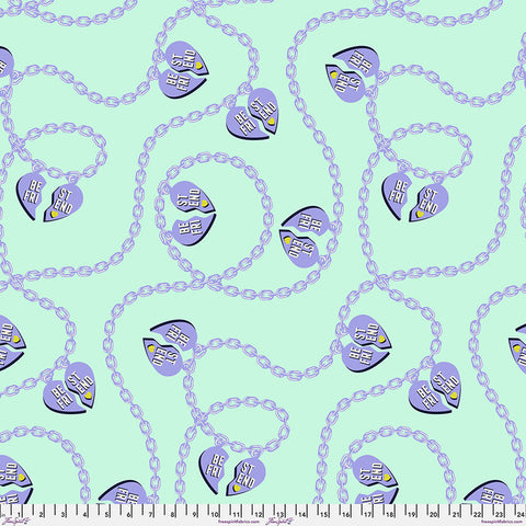 {New Arrival} Tula Pink Besties Backing Fabric - Big Charmer 108 - Bluebell