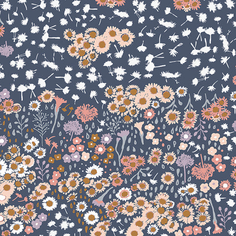 Art Gallery Fabrics The Season of Tribute - Eclectic Intuition RAYON Flora Fields Four