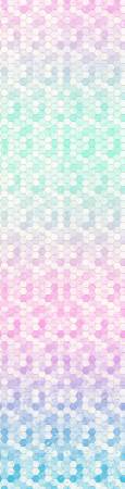 {New Arrival} Hoffman Fabrics Backsplash Digital Pastel Honeycomb Ombre Digital Panel