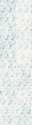 {New Arrival} Hoffman Fabrics Backsplash Digital Ice Honeycomb Ombre Digital Panel