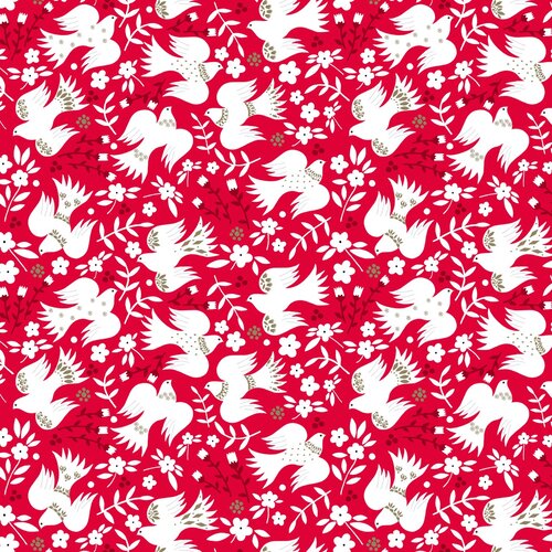 {New Arrival} Dashwood Studio Starlit Hollow Doves Red