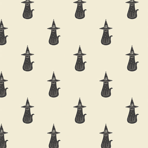 Art Gallery Fabrics Spooky 'n Witchy Purrrfectly Witchy