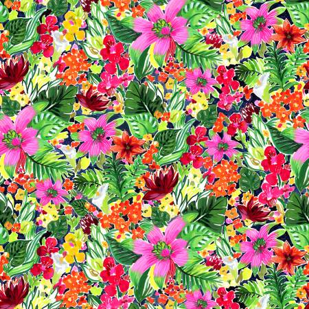 Dear Stella August Wren Collection Paradise Found Multi Jungle Floral
