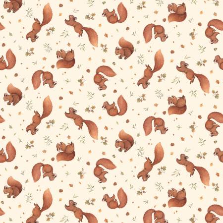 {New Arrival} Dear Stella Little Fawn & Friends Cream Squirrels