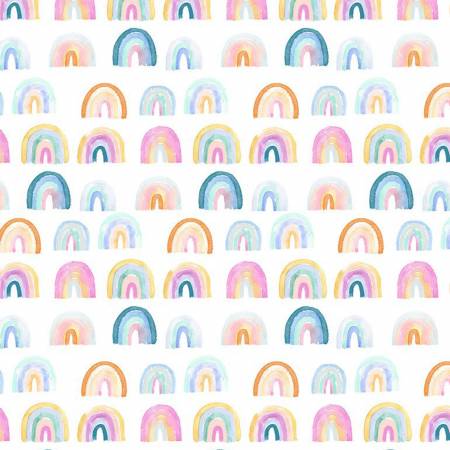 {New Arrival} Dear Stella MINKY White Rainbows