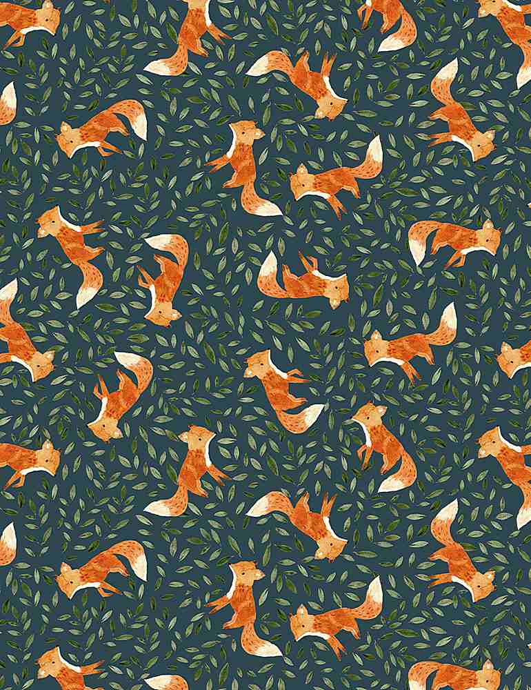 Dear Stella Fabrics Livin' On The Hedge Foxy Pine