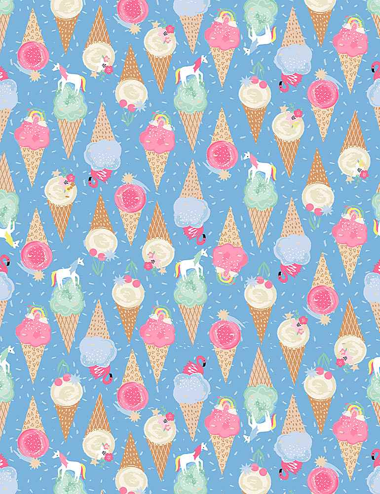 Dear Stella Fabrics Meowmi Beach Regatta Chill Out