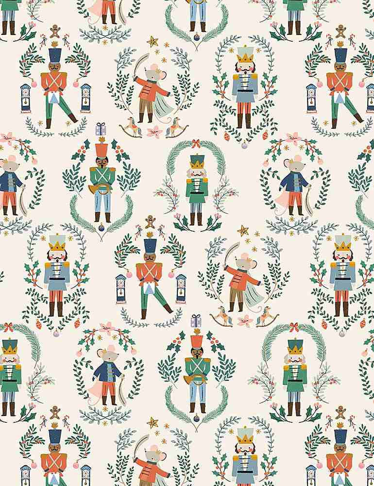 Dear Stella Fabrics Nutcracker Cream Nutcracker