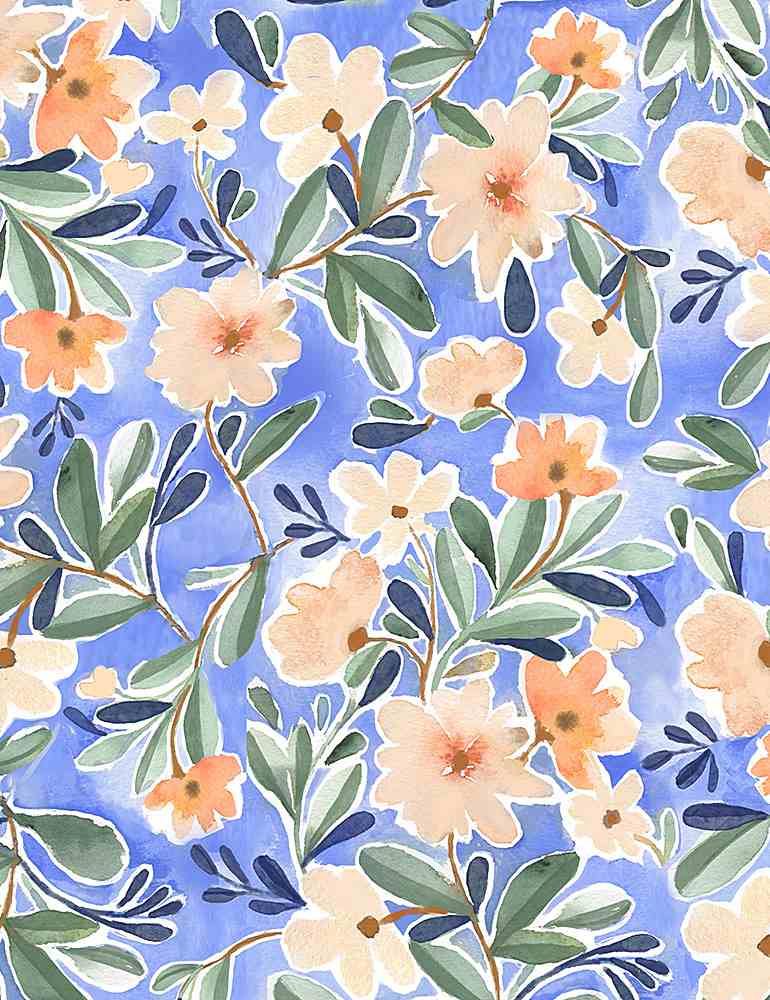 Dear Stella Fabrics Hop To It Garden Floral Multi