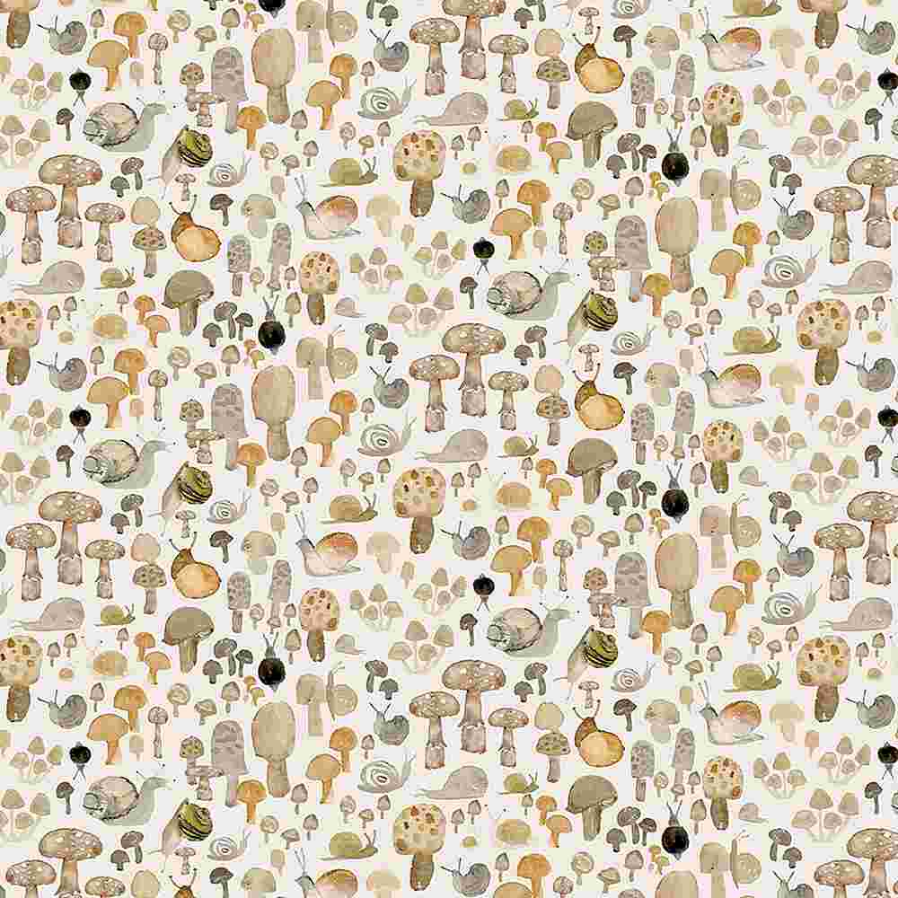 {New Arrival} Dear Stella Fabrics Wood You Be Mine Multi Snail Patrol