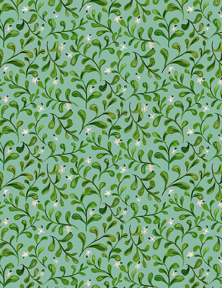 Dear Stella Fabrics Aquarius Leafy Water Multi