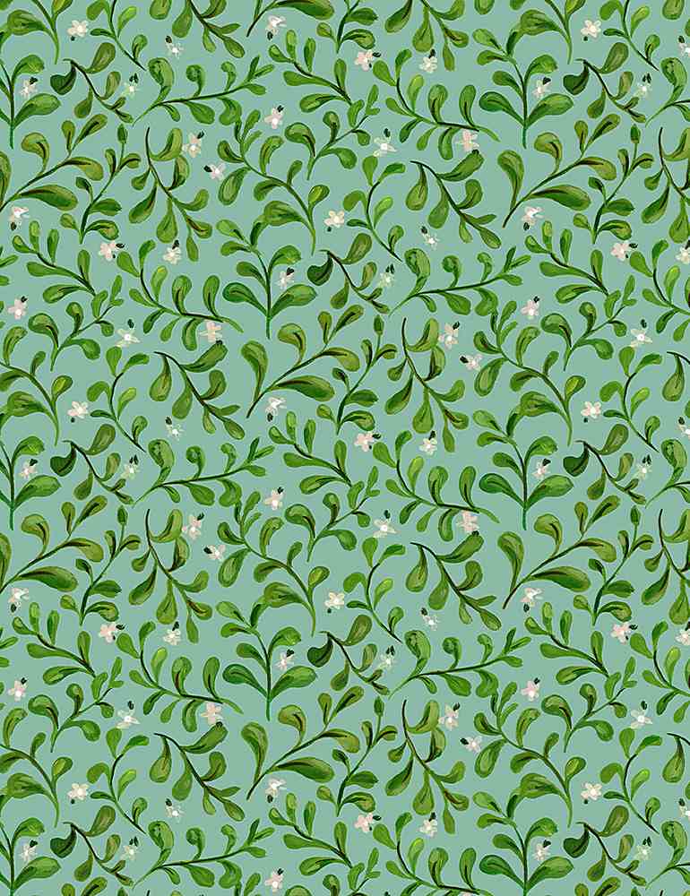 Dear Stella Fabrics Aquarius Leafy Water Multi