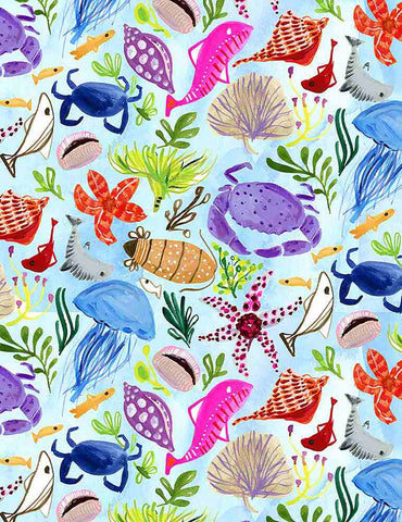 {New Arrival} Dear Stella Fabrics Earth Day Ocean Finds