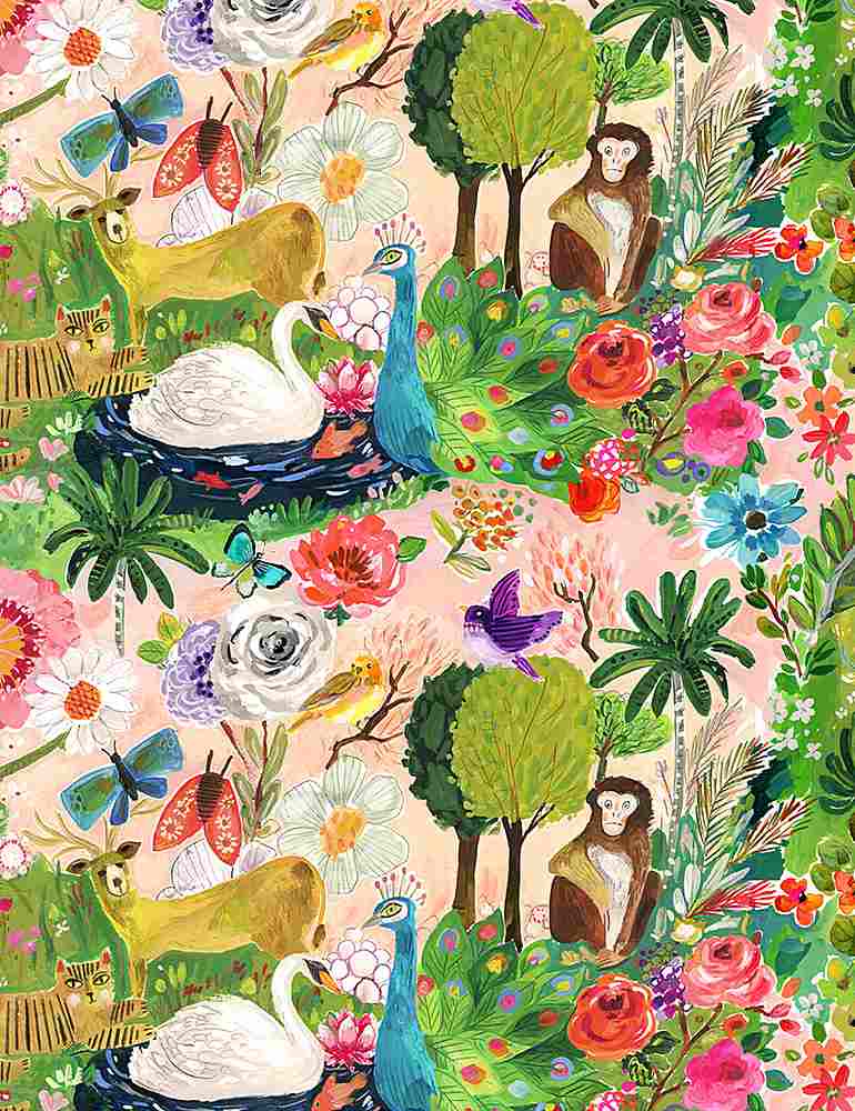 Dear Stella Fabrics Earth Day Lush Multi