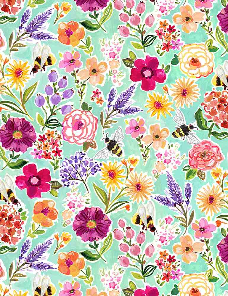 {New Arrival} Dear Stella Fabrics Earth Day Bee Garden