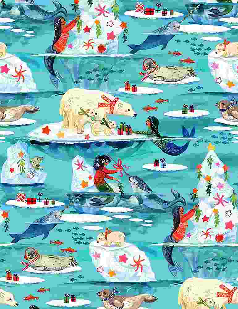 Dear Stella Fantastical Holidays Multi Artic Waters