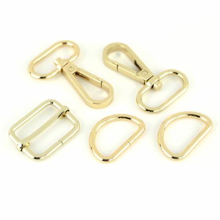 Sallie Tomato Basic Hardware Set 1in Gold