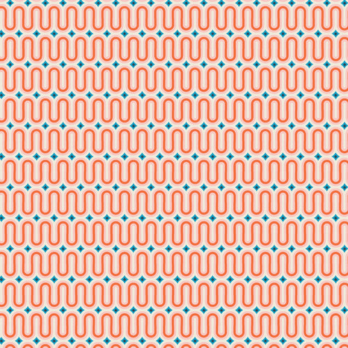 Art Gallery Fabrics Sunburst Good Vibes Tangerine