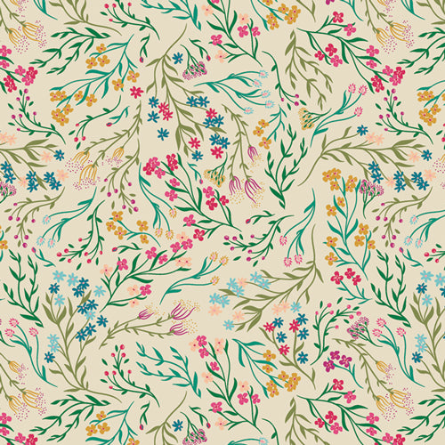 {New Arrival} Art Gallery Fabrics The Flower Society Windswept Illuminated