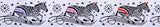 {New Arrival} Tula Pink Linework Renaissance Ribbon Zebra On Lines by Tula Pink 7/8"