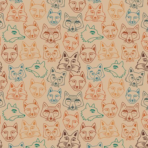 Art Gallery Fabrics Timberline Hello Fox Oak