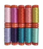 {New Arrival} Tula Pink Moon Garden Thread Collection 50wt 10 Small Spools
