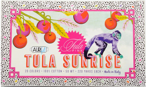 {New Arrival} Tula Pink Sunrise Thread Collection 50wt 20 Small Spools